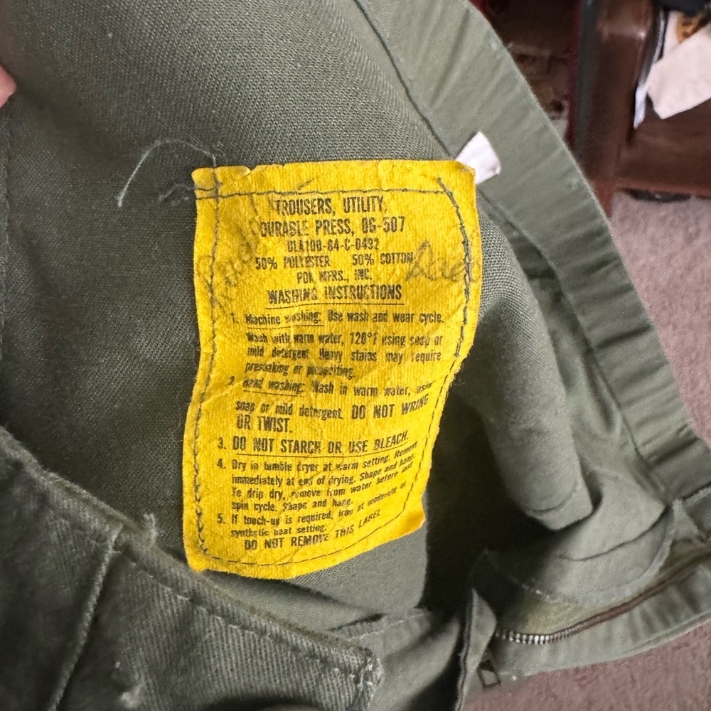 Trousers Utility Olive Green